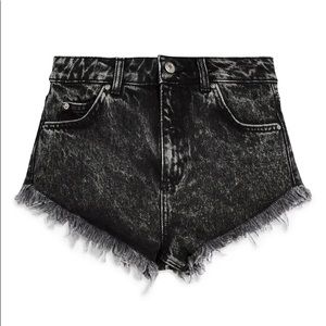 Top shop high waist shorts
